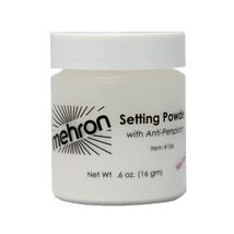 Mehron Ultrafine Makeup Setting Powder - Neutral/Translucent (0.6 Oz)  - $31.00