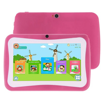 Kids Education Tablet Pc 8gb Allwinner A33 Quad-Core 7.0&#39; Wi-Fi Android Pink - £79.92 GBP