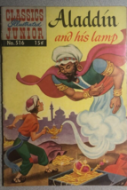 Classics Illustrated Junior #516 Aladdin And His Lamp (1955) 1st Vg+ - £15.07 GBP