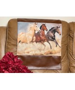 Headrest cover for furniture stallion horses slipcovers furniture protec... - $34.95