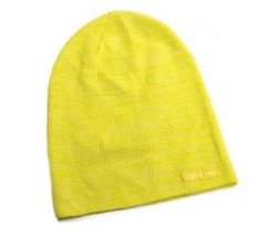 Converse CON208 Twisted Waffle Knit Cap Slouchy Hat Bright Yellow One Size - £50.59 GBP