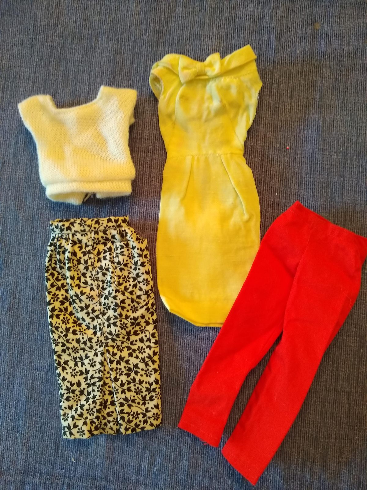 Vintage Barbie Dress, Pants Group - $35.00