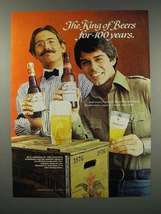 1976 Budweiser Beer Ad - King for 100 Years - $18.49