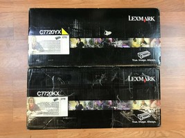 Lexmark C7720YX/KX YK Extra HY Toner Cart. For C772 Series *Same Day Shipping! - $163.35