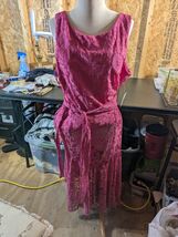 danny and nicole dress size 18 polyester lace overlay with lining - $58.40