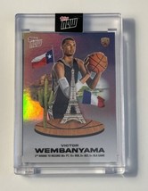 2023-24 TOPPS NOW Basketball Victor Wembanyama RC VW-4 Encased Rookie NBA Spurs* - £36.54 GBP
