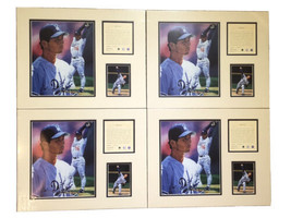 Lot Of 4 Hideo Nomo 1995 Los Angeles Dodgers Matted Lithograph Art Print Photos - £15.63 GBP