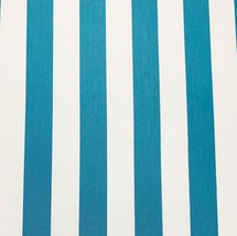 Ballard Canopy Stripe Bermuda White Blue Sunbrella Outdoor Fabric By Yard 54&quot;W - £18.37 GBP