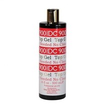 DND DC Refill Top Coat 900 No Cleanser Soak Off LED/UV Top Big Bottle 16oz - £31.02 GBP
