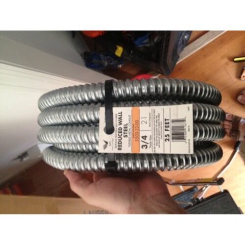 Reduced Wall Steel Conduit, 3/4-In. x 25-Ft. Coil - $38.73
