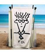 Vintage 1985 Fido Dido Shirt Tie by Brastex Pool Beach Bath Towel  - $297.00