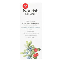 NOURISH ORGANIC AGE DEFENSE EYE TREATMENT .5 OZ NEW - $17.81