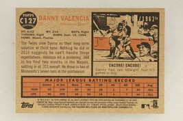 2011 Topps Heritage Danny Valencia Chrome 506/1962 Minnesota Twins C127 - £3.87 GBP