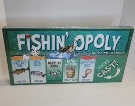 Fishin&#39;-Opoly Fishing Monopoly Board Game NEW SEALED Made in the USA - £10.19 GBP