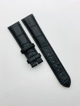 Omega Black Padded Genuine leather Gents Watch Strap 20mm,New. Without Buckle - £27.89 GBP