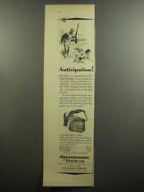 1952 Abercrombie &amp; Fitch English Shell Bags Advertisement - Anticipation - £14.45 GBP