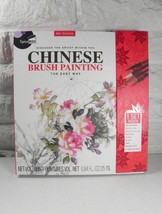 Chinese Brush Painting Spicebox Art Studio Book Pens Paints Brush Paper New - £15.81 GBP