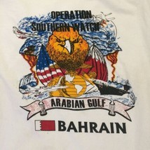 Vintage Air Force Operation Southern Watch Arabian Gulf Bahrain Shirt Large - £15.91 GBP