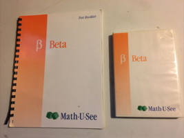 Math-U-See Delta Test Booklet &amp; DVD set Lot Homeschool Math MUS - £18.47 GBP