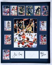 1980 Miracle on Ice USA Hockey Team Signed Framed 16x20 Photo Display H - £473.09 GBP