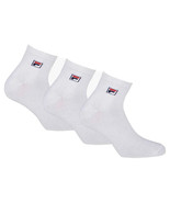 3 Pairs of medium cotton stretch socks for men women FILA F9303 short - $8.81