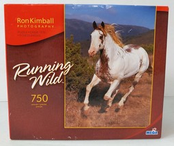 Galloping Pinto Horse  - 750pc. Ron Kimball: Running Wild Jigsaw Puzzle ... - $7.95
