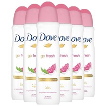 Dove Go Fresh Pomegranate &amp; Lemon Verbena Deodorant Spray 150 ml / 5 oz (6-Pack) - £39.16 GBP