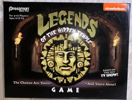 Legends Of The Hidden Temple Board Game Party Game 4-12 Players Ages 12+ - $10.40