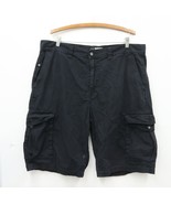 LRG Cargo Shorts Mens Size 38 Black Canvas Lifted Research Group - £18.52 GBP