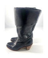 Vintage Dexter Boots Womens Size 7.5 M Black Leather Boho Indie Western ... - $52.36 CAD
