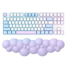 Keyboard Cloud Wrist Rest,Pu High Density Memory Foam With Non-Slip Base For Typ - £22.04 GBP