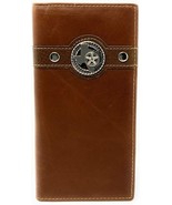 Texas Western Men&#39;s RFID Genuine Leather Texas State Map Bifold Long Wallet - $41.01 CAD