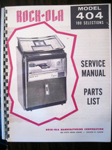 Rock-ola Model 404 Service &amp; Parts Jukebox Manual      - £29.90 GBP