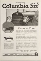 1920 Print Ad The Columbia Six Sport Model Automobile Made in Detroit,Michigan - $22.44