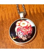 Moonlight Owl Necklace - $131.52 MXN