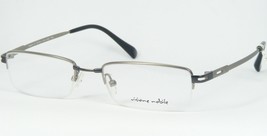 Visione Nobile VH-115 5 Dunkelgrau / Revere Zinn Brille 52-19-140mm - $66.36