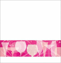 Fabulous Pink Cocktail Birthday Party TableCover Border Print - £3.91 GBP