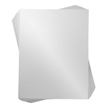 Shimmer Paper, 96-Pack White Metallic Cardstock, Double Sided, Laser Pri... - £25.13 GBP