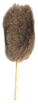 Mini Dust It Genuine Sheepskin 6 inch Duster  - $204.21 MXN