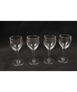 4 Crystal Cordial Glasses with Stem 1 Ounce 3.25 Inches Tall Excellent C... - $16.97 CAD