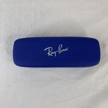 Ray-Ban Blue Slim Hard Clamshell Gatto Sunglasses Case - Red Interior Excellent - $14.84