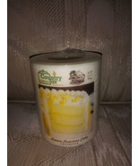 Lemon Chiffon Cake Country Jar Candle 3.5&quot; 100% Natural Soy 9 Oz USA New - $15.83