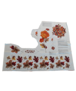 V.I.P. Autumn Foliage Fabric Appliques Panel, Orange, Fall, - £3.34 GBP