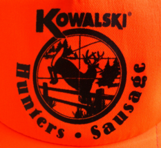 Kowalski Hunters Sausage Blaze Orange Snap-Back Adjustable Baseball Cap - $24.70