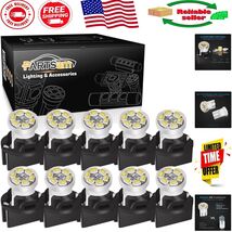 High-Performance T10 194 168 LED Dash Lights - 10 Pcs, 12V, Vibration Re... - $34.53 CAD