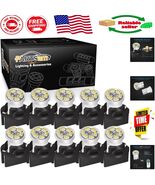 High-Performance T10 194 168 LED Dash Lights - 10 Pcs, 12V, Vibration Re... - $24.44