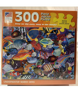 UNDERWATER MARDI GRAS 300 LARGE PIECE JIGSAW PUZZLE ~ EUC 100% COMPLETE - $17.38 CAD