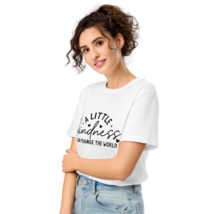 Unisex Oversized T-Shirt - Kindness White - $940.35 MXN