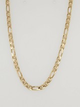 14k Yellow Gold Gucci and Figaro Chain - £668.48 GBP
