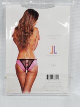 LoveLife  S/M Lingerie & Intimates Crotchless Frills Panty, Pink image 3